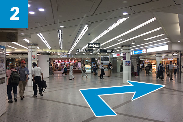 大阪メトロ東梅田駅からホテルまで ホテル関西公式webサイト