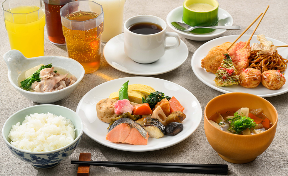 朝食バイキング